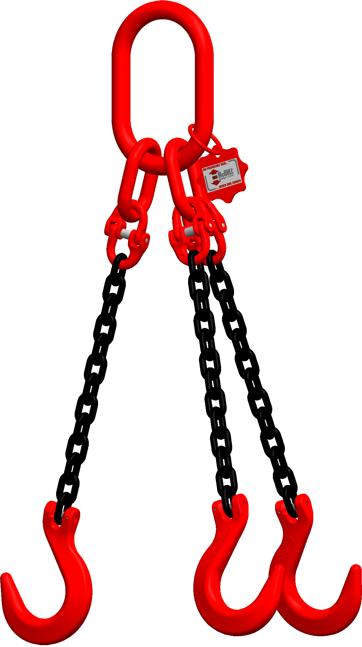 Řetězový 3-závěs s háky slévárenskými CYF.. CARTEC G8