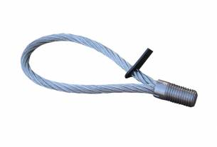 Lanový závěs oko+šroub závit M30/4T