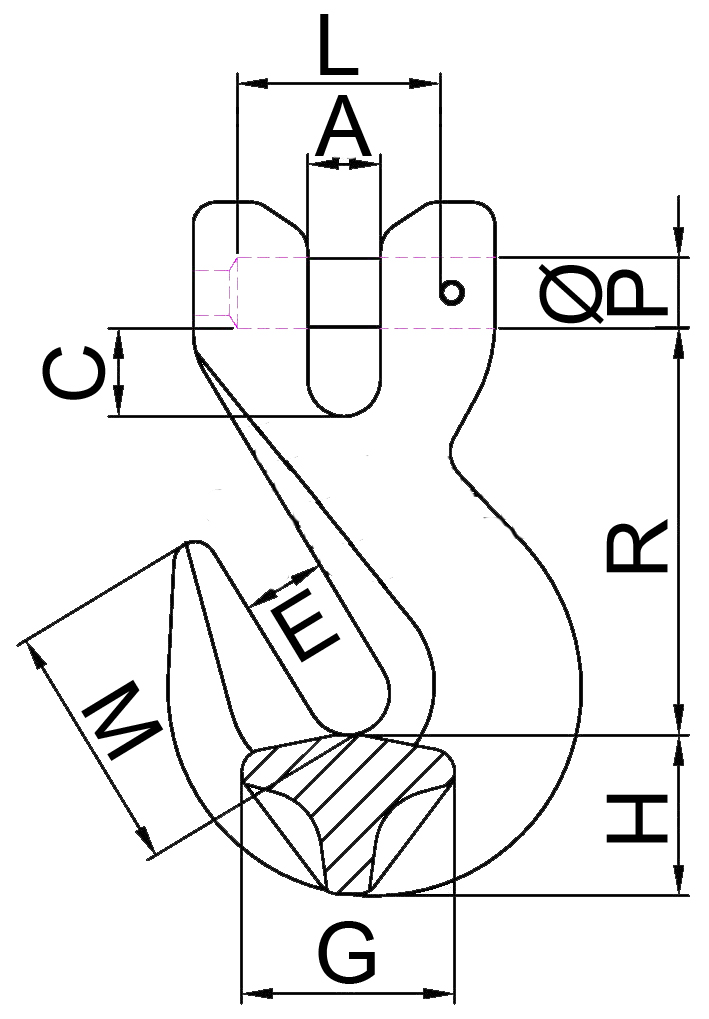 Zkracovač s vidlicí MB89 6-8 1120 kg (další velikosti dle výběru)