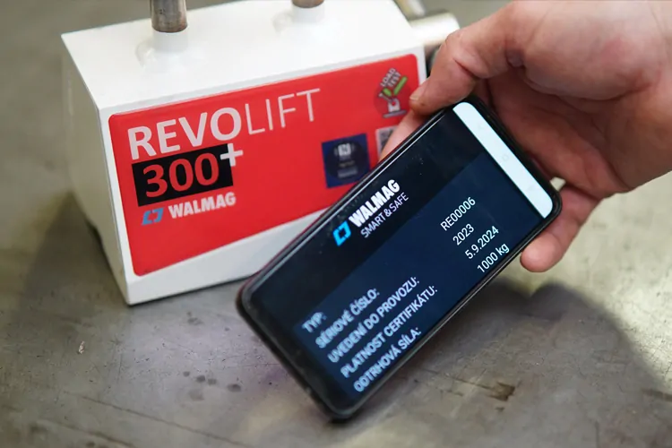 Magnet permanentní břemenový REVO300 nosnost 300/150 kg