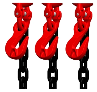 Sada 3ks zkracovačů CD13 na řetězový 3-závěs d 13/11200/8000 kg