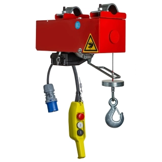 Zvedák lanový elektrický DM100 s nosností 100 kg a zdvihem 14 m (230V)